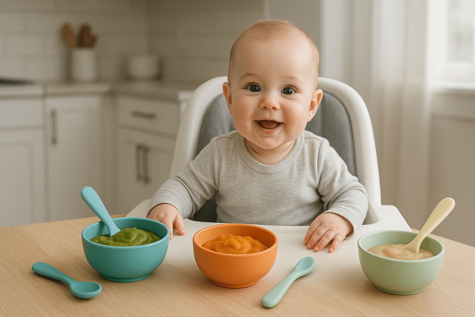Recettes faciles pour bébé de 6 mois : menus variés et anti-allergènes